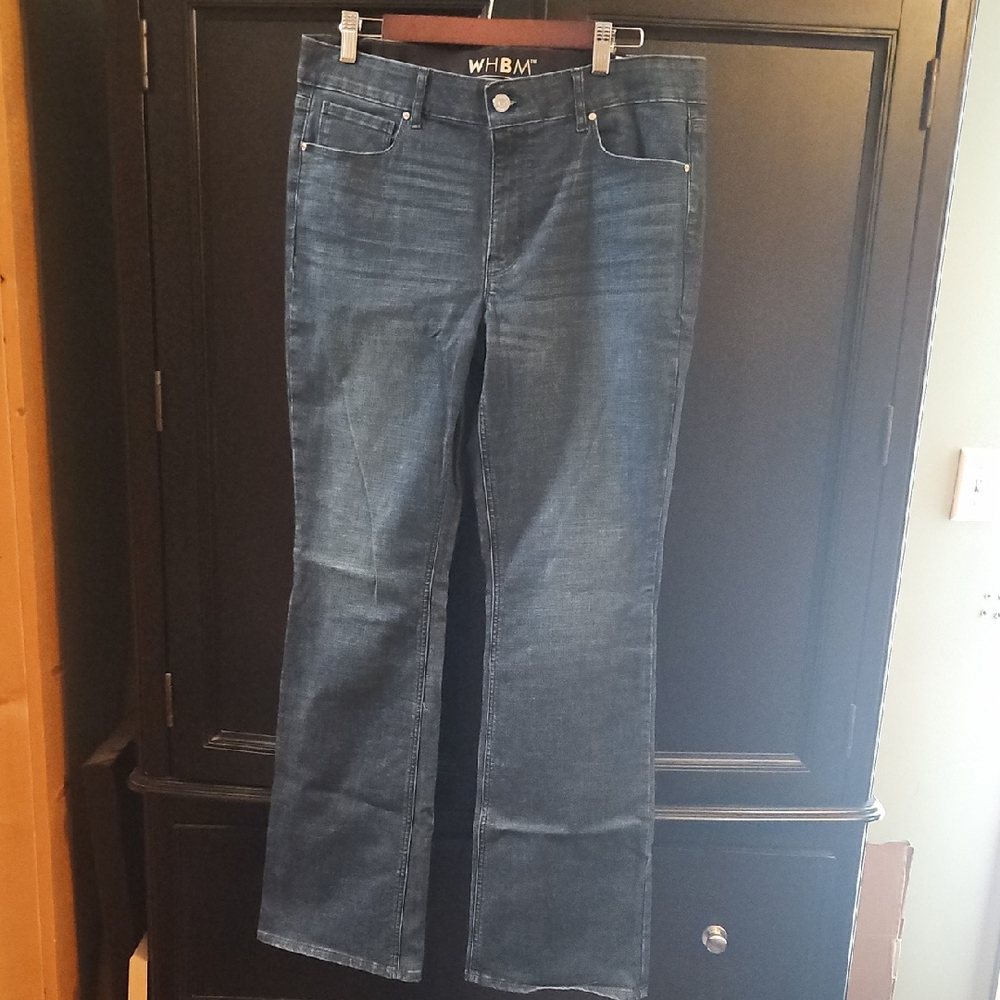 White House Black Market Classic Denim Boot Leg Jeans
